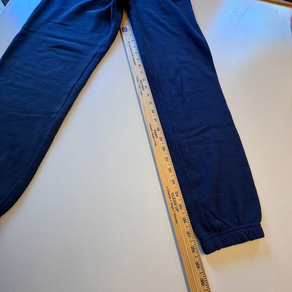 Aeropostale NY Cinch Sweatpants Medium Navy Fleece Athleisure Collegiate Lounge - Picture 6 of 9